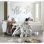 Cast Naturals Console Table in White Stone