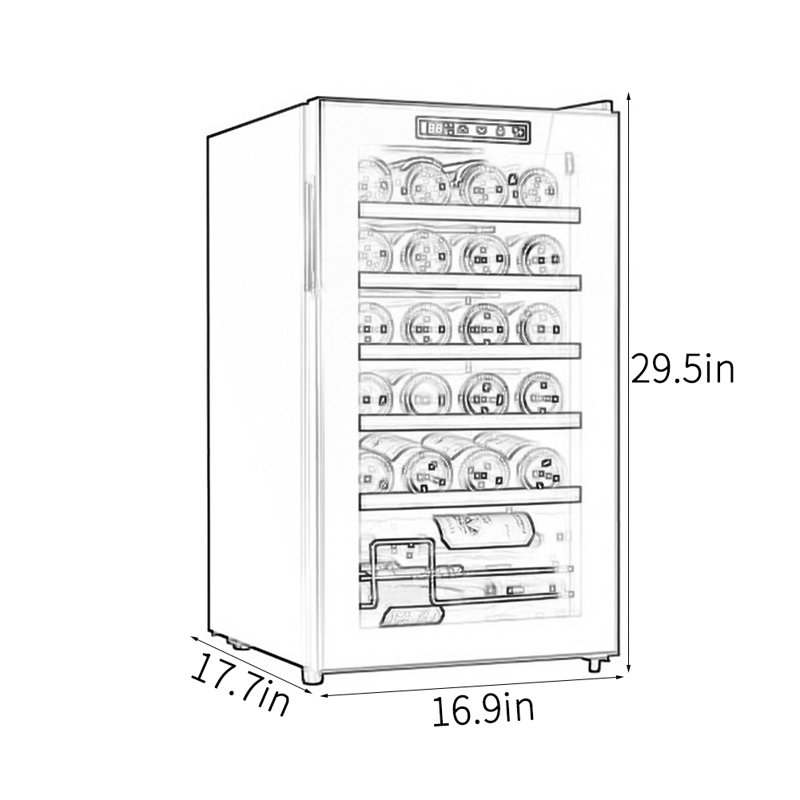 Petite armoire à vin à température constante