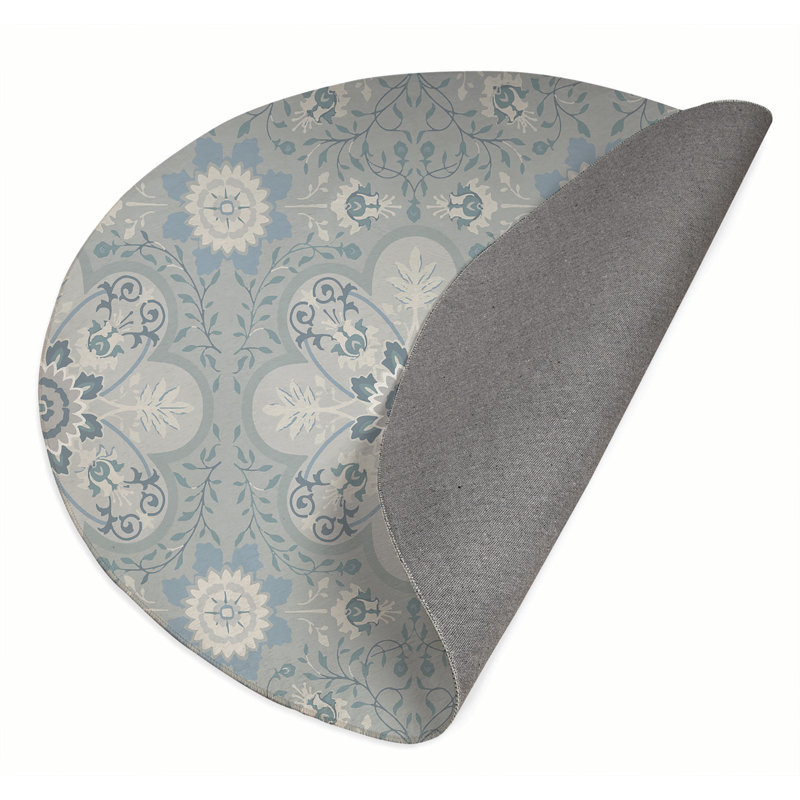 Tapis d'extérieur Skyler, Rond 5 pi