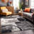 Bionda Geometric Area Rug in Cream/Black/Gray-703947742