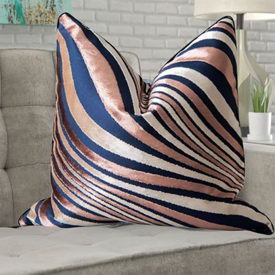 Housse de coussin carré en velours Abdulazim