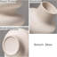 Ensemble de 2 vases en céramique décoratifs modernes décoratifs ronds Boho séchés pour centres de table de mariage