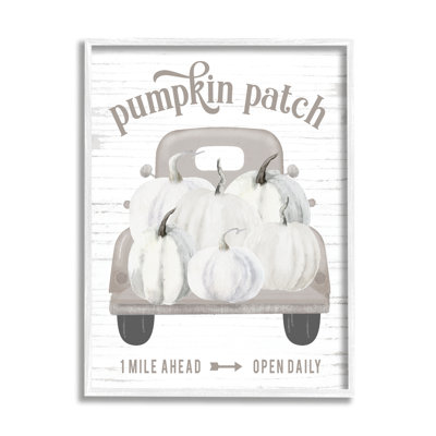Rustic Pumpkin Patch Seasonal Fall Harvest sign