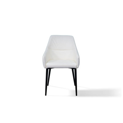 Fauteuil rembourré en cuir
