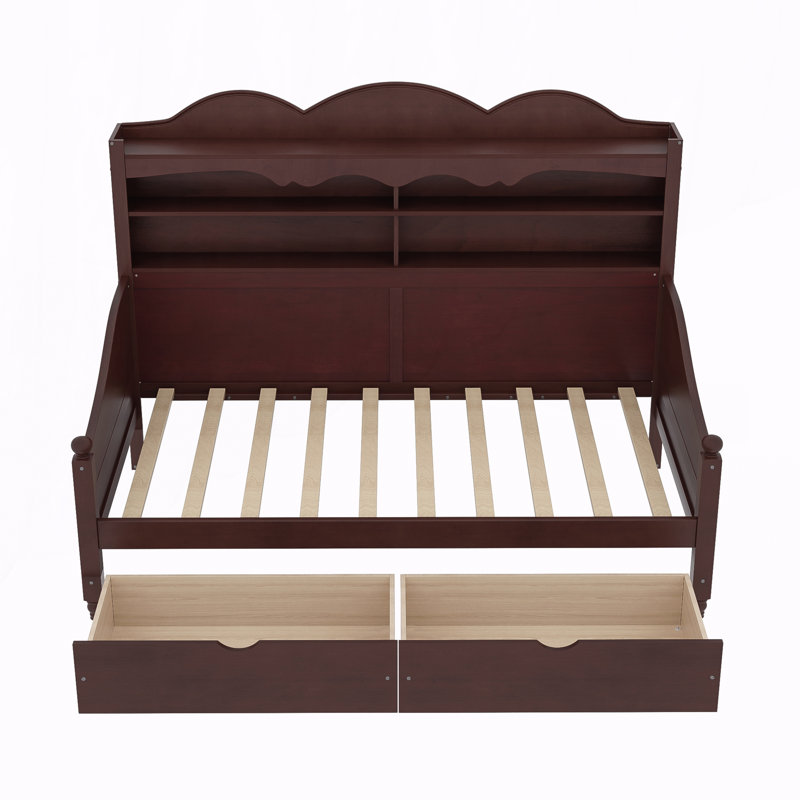 Twin Daybed With Storage Drawers, Espresso