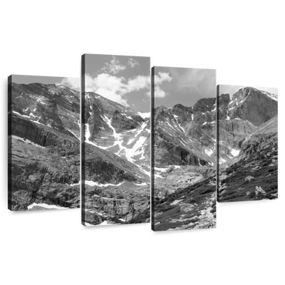 Montagnes Rocheuses d'Alvord - monochrome