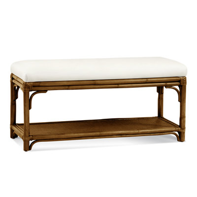 Banc de rangement en osier Summer Retreat