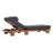 78.8'' Outdoor Patio Chaise Lounge Chair, Acacia Wood Adjustable Recliner with Headrest and Retractable Side Tray, for Terrace, Poolside, Garden, and Beach-571224956