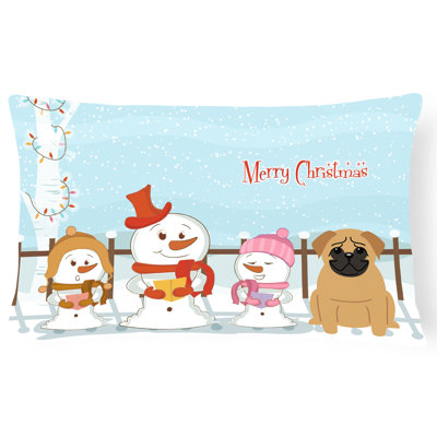 Coussin lombaire intérieur / extérieur Merry Christmas