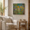 Art mural sur toile Sunlit Garden Field