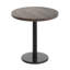 Plateau de table rond en bois massif de 30 po avec base de salle à manger de 18 po-948068902-948069850-948069848