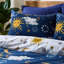 Disco Space Cotton Abstract Duvet Cover Set with Pillowcases Included-117212609