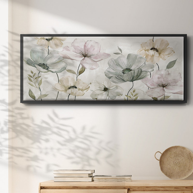 Garden Grays - toile encadrée, H 20 po x l 50 po