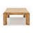 Loon Peak Jakus Maple Burl 46" Coffee Table with Wood Modern Design for Living Room Centerpiece
