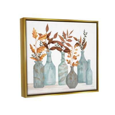 "Varied Botanical Foliage Leaves", art mural sur toile par Cindy Jacobs