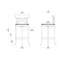Tabouret de bar et de comptoir pivotant Tosha-466170364-423643149