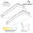 Dimmable Square Troffer Ceiling Light