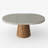 Tailings Oval 39"-55" Round Pedestal Dining Table Wood Extendable Dining Room Table for 4 to 6 Japandi Oval Kitchen Table-1162004617