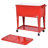 Costway 80 qt. Serving Station / Cart Cooler in Red