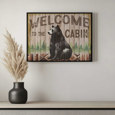 «Welcome to the Cabin» par Nicole DeCamp, reproduction d'art