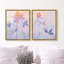 Lavender Shadows Set High-Gloss Frameless Acrylic Glass Wall Art Floral & Botanical Print by Oliver Gal, Ready to Hang, 16 x 20-2022104147-2022104157