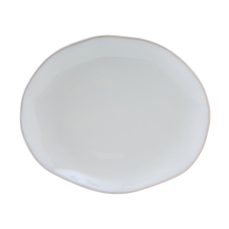 Tuxton Artisan Vitrified China Platter, Agave White
