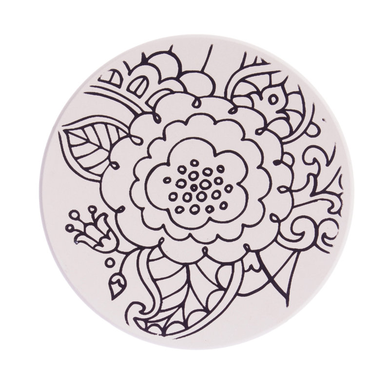 1 Piece Coaster Set With Holder