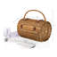 Barrel Wicker Picnic Basket with Outdoor Dining Set