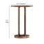 Table d'appoint ronde en bronze antique