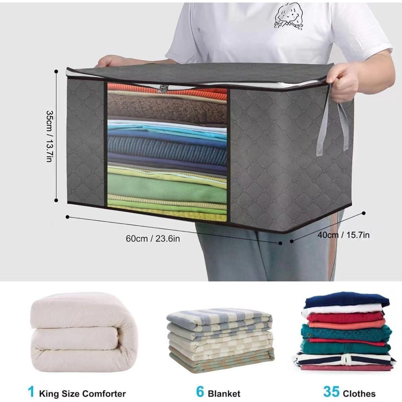 Latitude Run Fabric Storage Bag