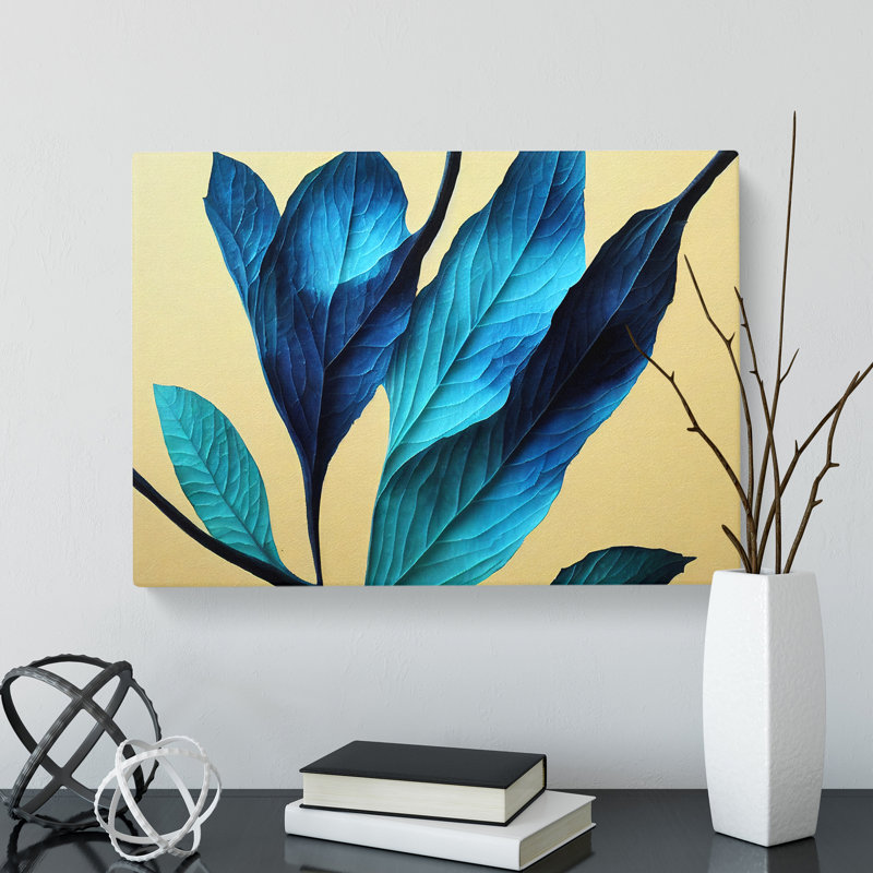 Brave Leaf - Wrapped Canvas, 35cm H x 50cm W x 3cm D