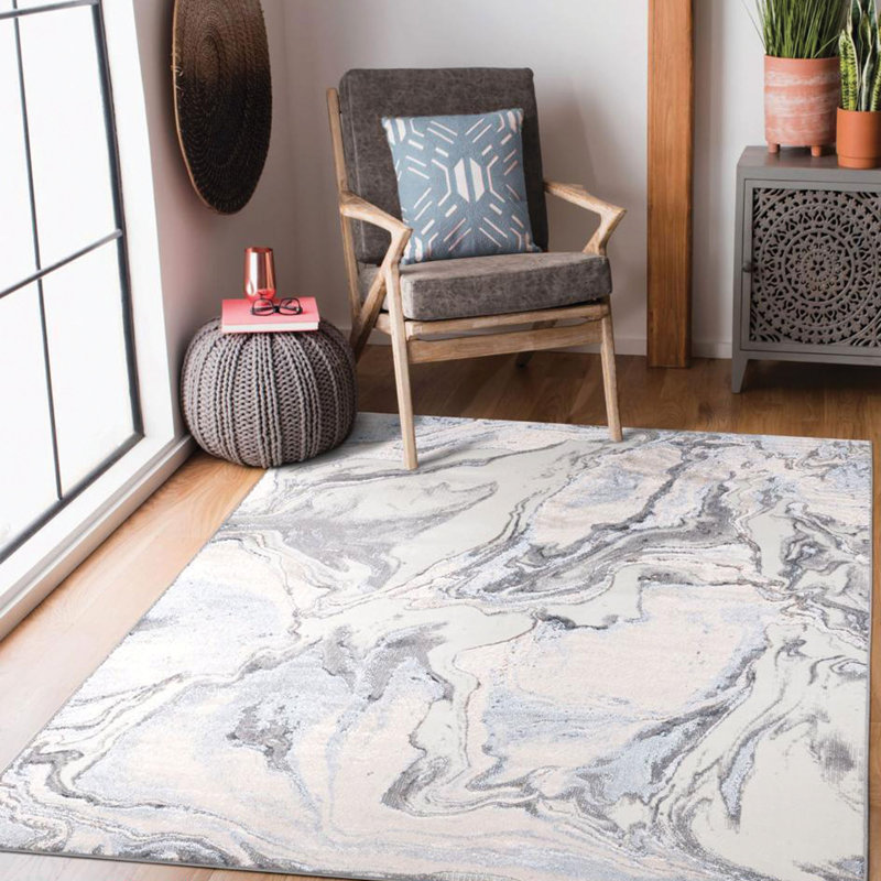 Sebergham Abstract Area Rug, Rectangle 80 x 150cm