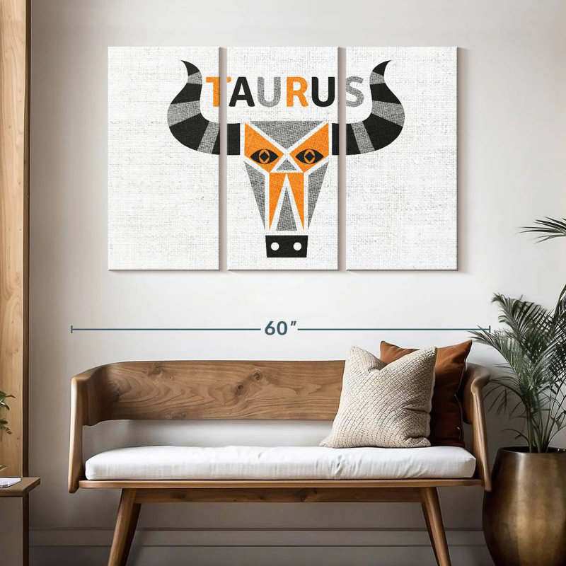 Adella Taurus, 32" H x 50" W