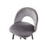 Aubin Upholstered Counter Stool with Metal Frame-1336475702