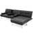 Similicuir noir est en rupture de stock