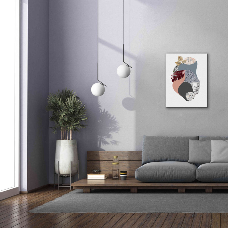 "Terazzo Amoebe 2" par Design Fabrikken sur toile, H 34 po x l 26 po x P 1,5 po