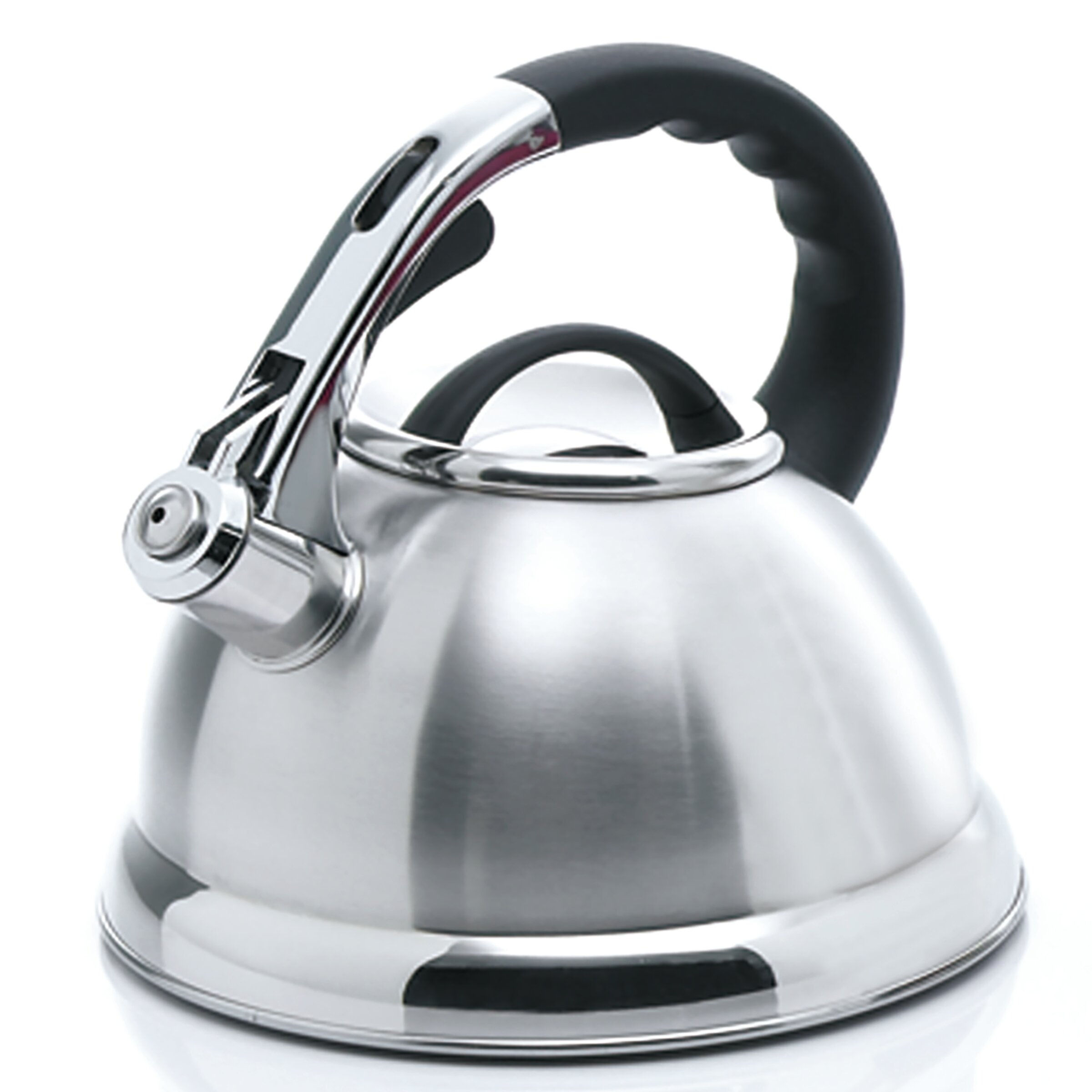 Creative Home Alexa 3 qt Stainless Steel Whistling Tea Kettle - Metallic Cranberry