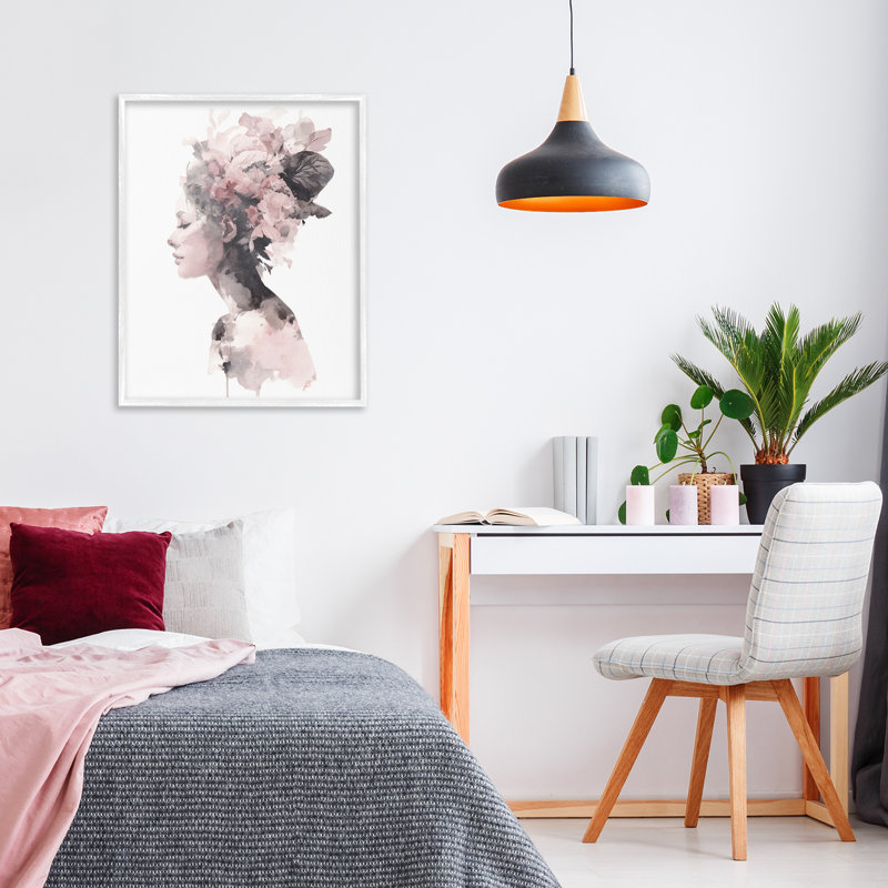 Giclée encadrée par Nature's Empress, design par Svetlana Aleynikova, H 20 po x l 16 po, Giclée encadrée blanc bord de mer