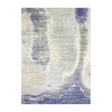 Canterbury Abstract Area Rug in Blue