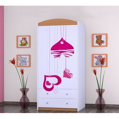 Cloutier 2 Door Wardrobe