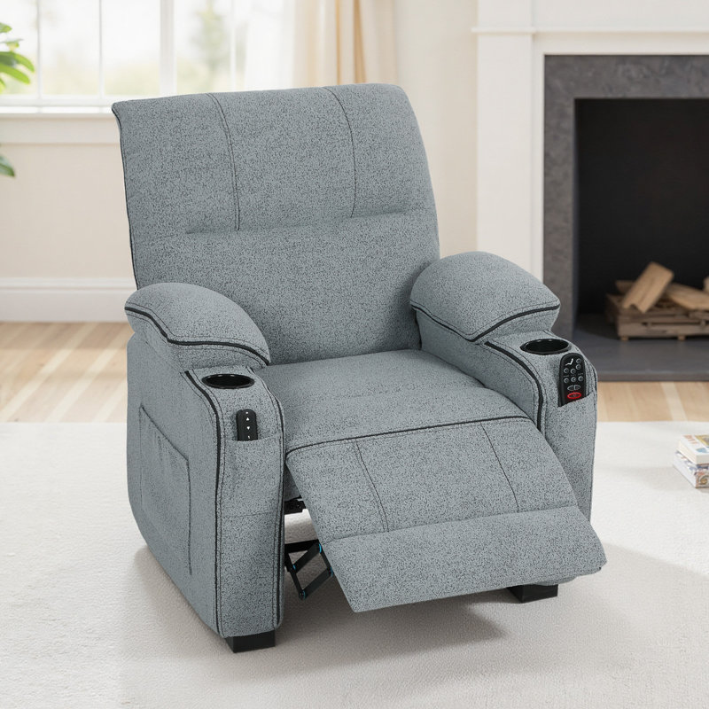 96cm Wide Velvet Standard Recliner