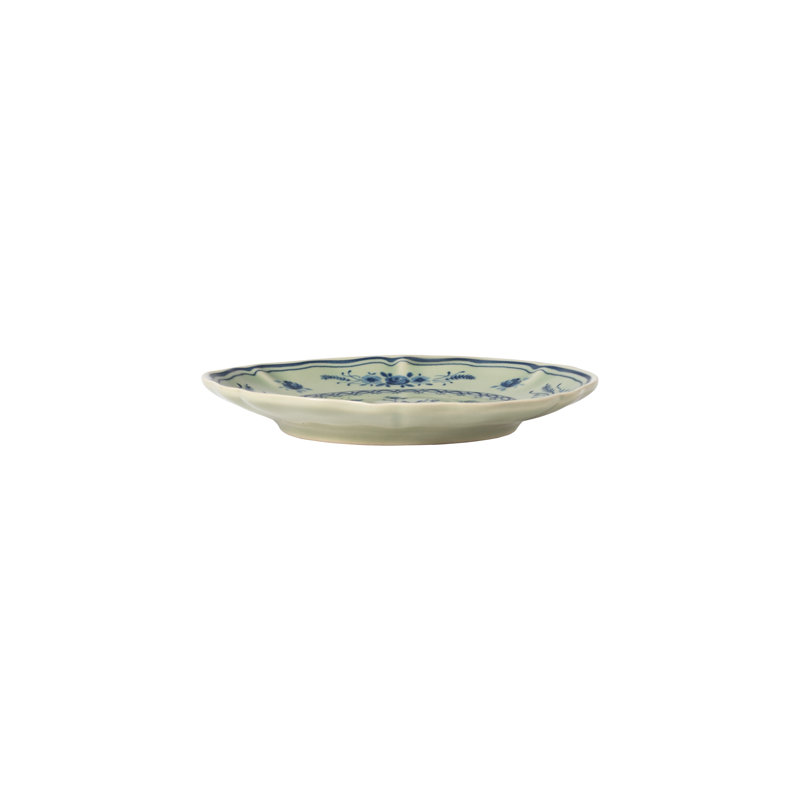 Vila Appetizer Plates, Blue/Olive
