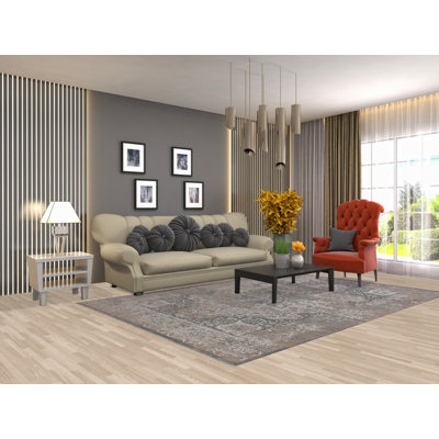 Tapis traditionnel sculpté 6 x 9
