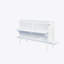 Lit escamotable avec port USB et tablettes amovibles de chaque côté, lit escamotable en pin massif pour bureau personnel, chambre d'amis-108780393-108780394