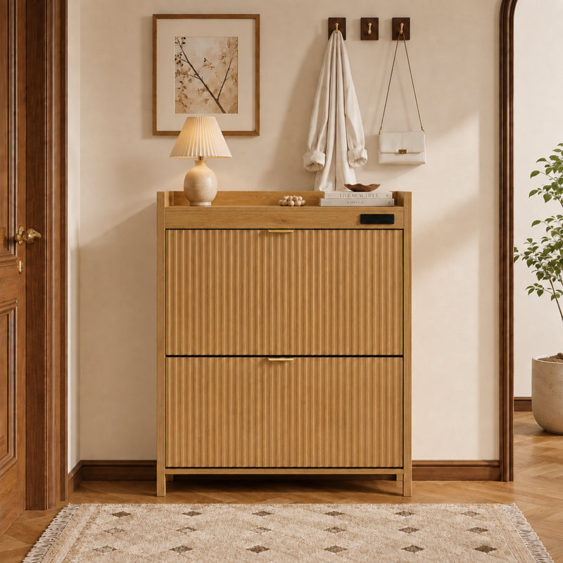 12 Pair Shoe Storage Cabinet