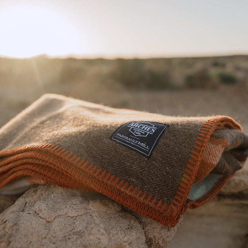Arches National Park Wool Throw
