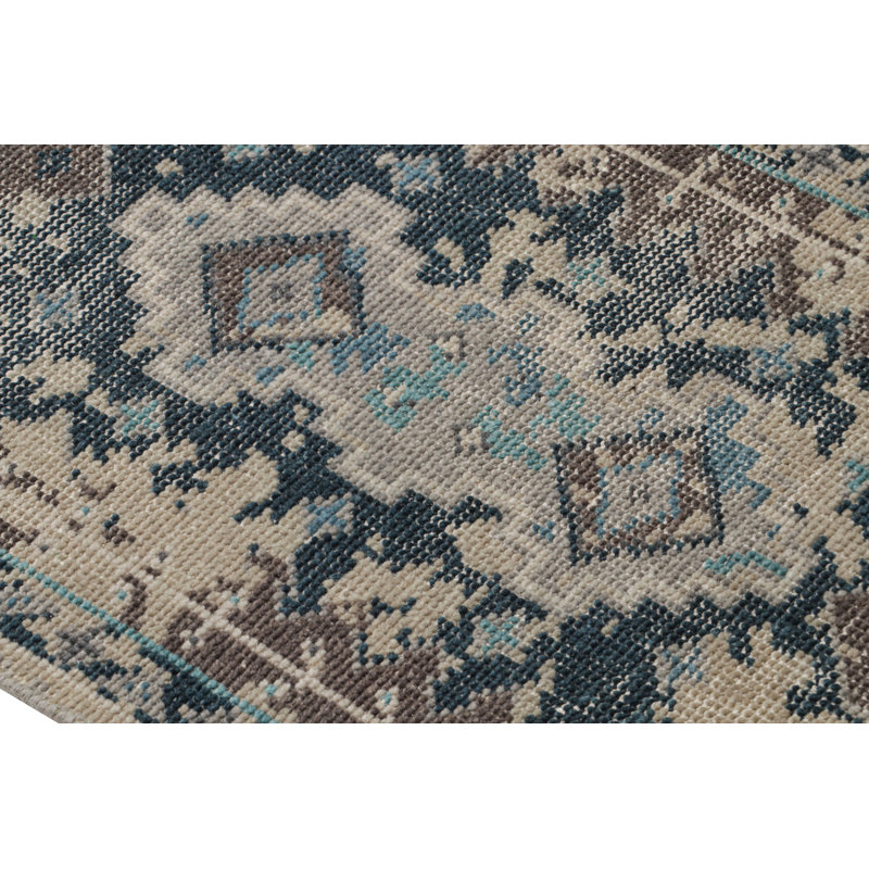 Handmade Silk and Wool Area Rug