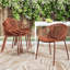 Chaises de salle à manger de patio empilables avec design respirant de style moderne et simple (ensemble de 2), pieds en métal + dossier en plastique-1530578247