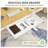 Landaverde 55"x28" Dual Motors Height Adjustable Standing Desk Wireless Charging with Drawer-217276354-205472701