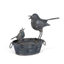 Fontaine des oiseaux occupés